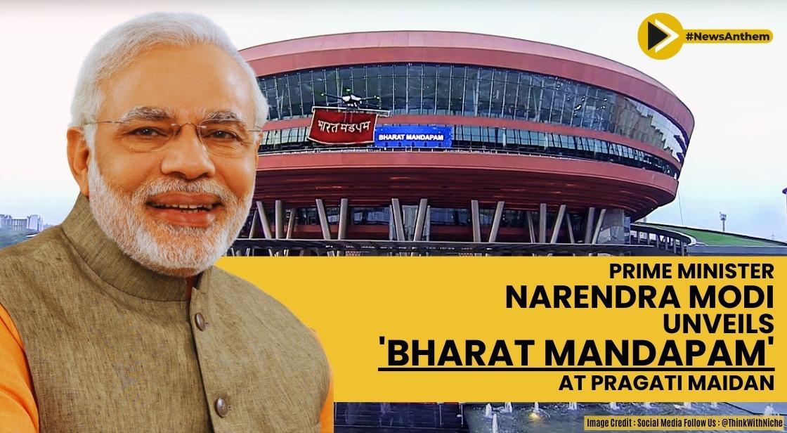 Prime Minister Narendra Modi Unveils Bharat Mandapam at Pragati Maidan