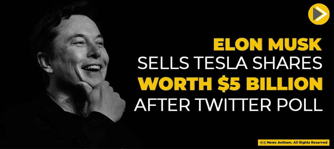 Elon Musk Sells Tesla Shares Worth 5 Billion After Twitter Poll 3314