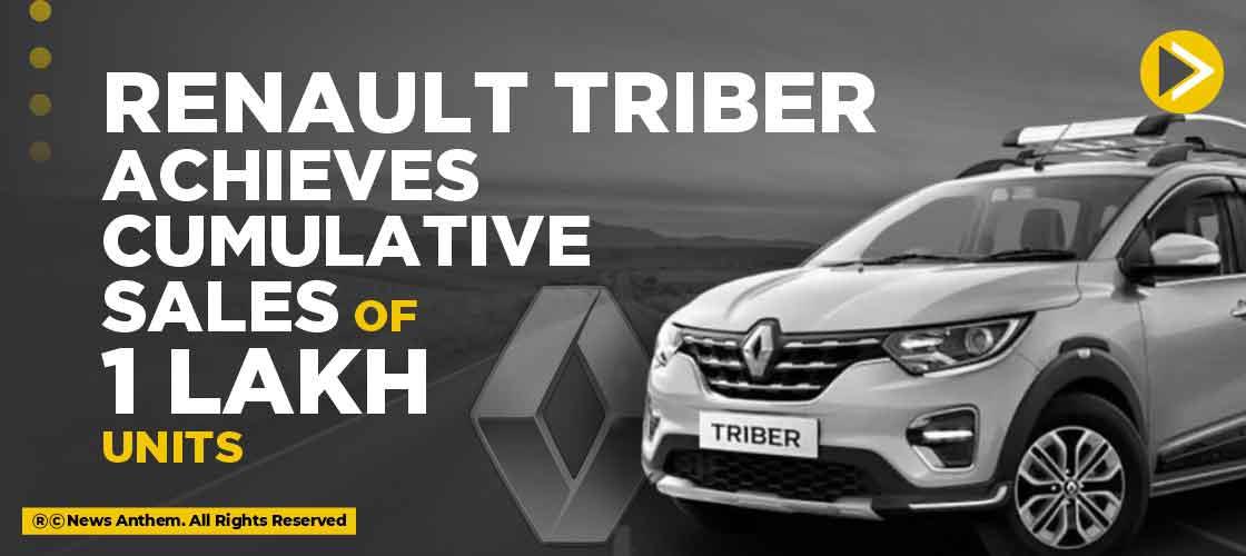 One lakh units: Renault Triber MPV hits major sales milestone in
