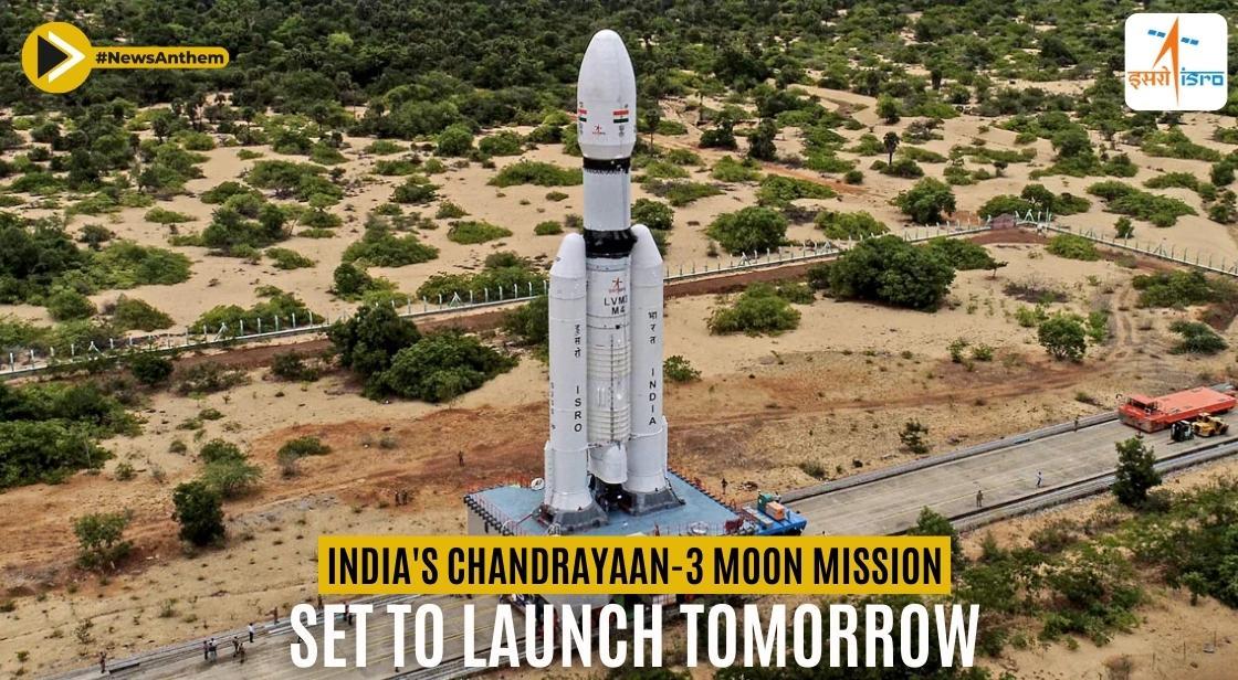 India's Chandrayaan-3 Moon Mission Set To Launch Tomorrow