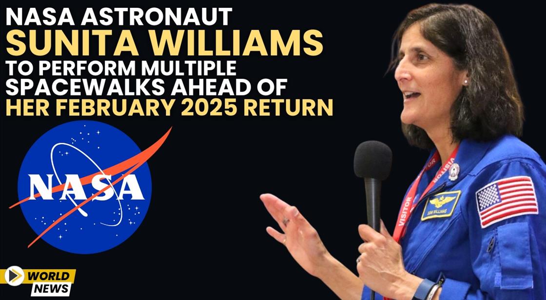 NASA Astronaut Sunita Williams to Perform Multiple Spacewalks Ahead of