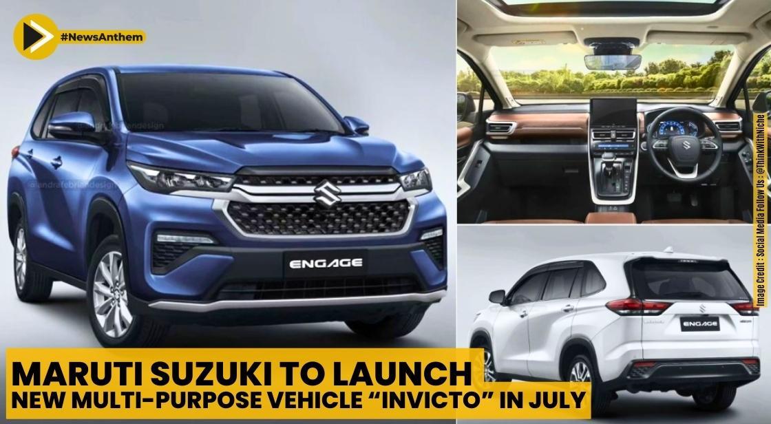 Maruti Suzuki To Launch New Multi Purpose Vehicle INVICTO In July