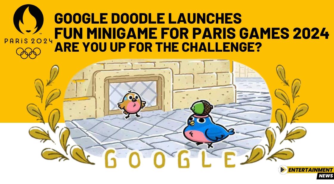 Google Doodle today Celebrating the start of 2024 Paris Olympics; here