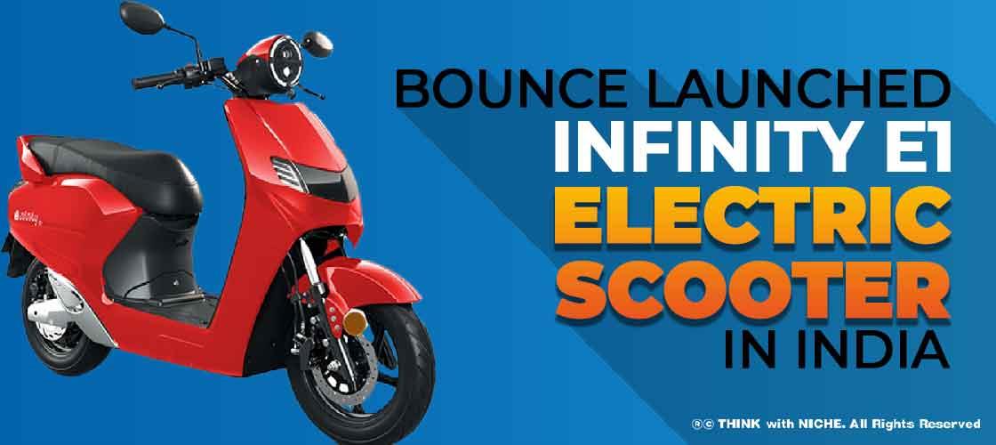 Bounce Launched Infinity E1 Electric Scooter in India