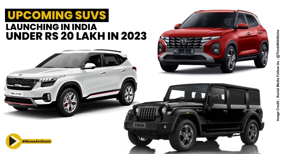 Upcoming SUVs Launching In India Under Rs 20 Lakh in 2023