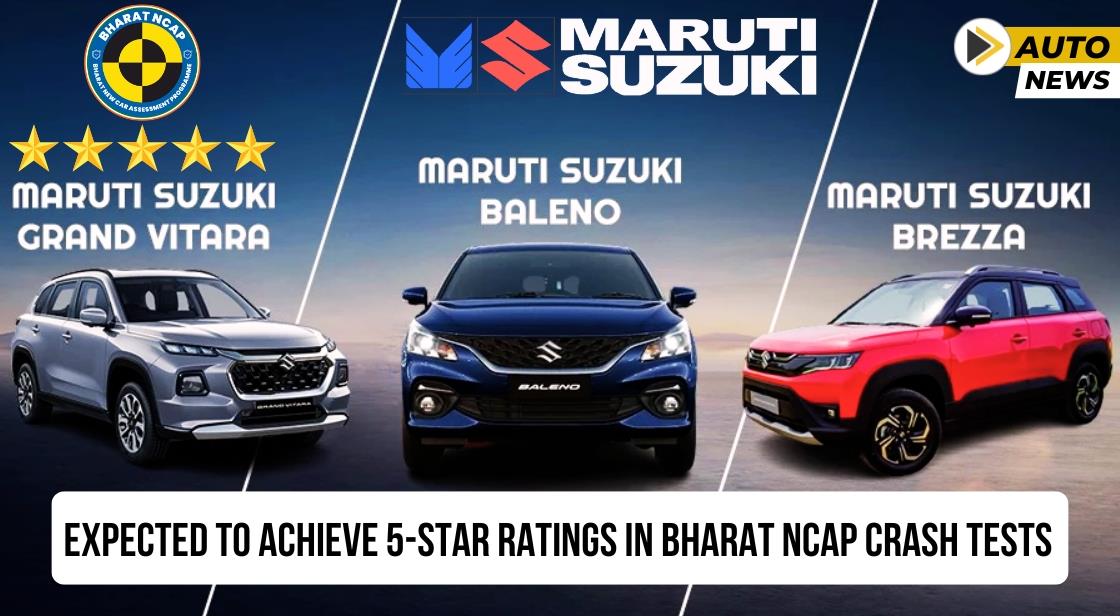 Maruti Brezza Grand Vitara Baleno Expected to Achieve 5-Star Ratings in ...