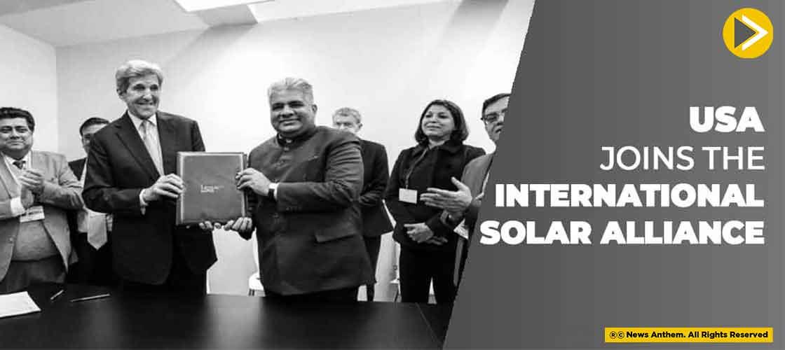 USA Joins The International Solar Alliance